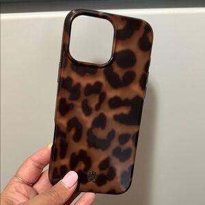 Velvet Caviar It Girl Leopard iPhone 16 Pro Max Case